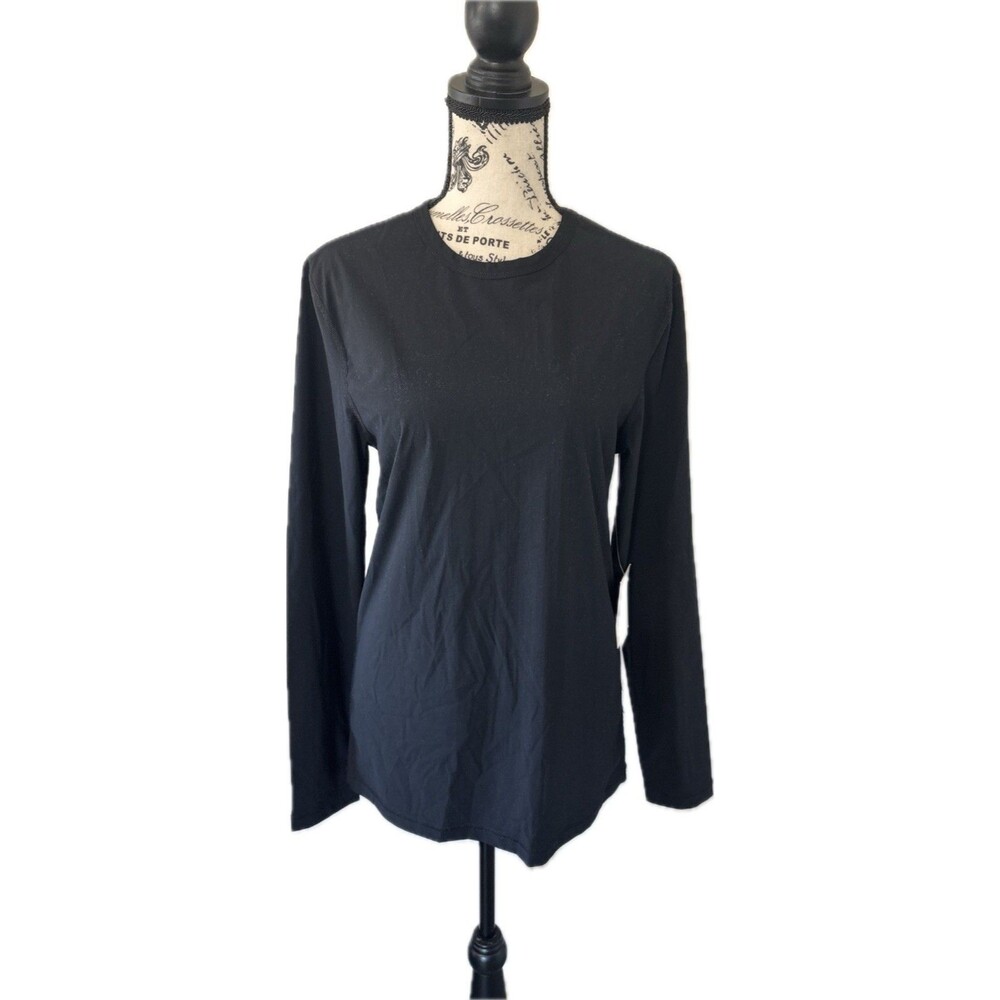 J. Crew Sun Shirt Black Size M New With Tags UPF 50